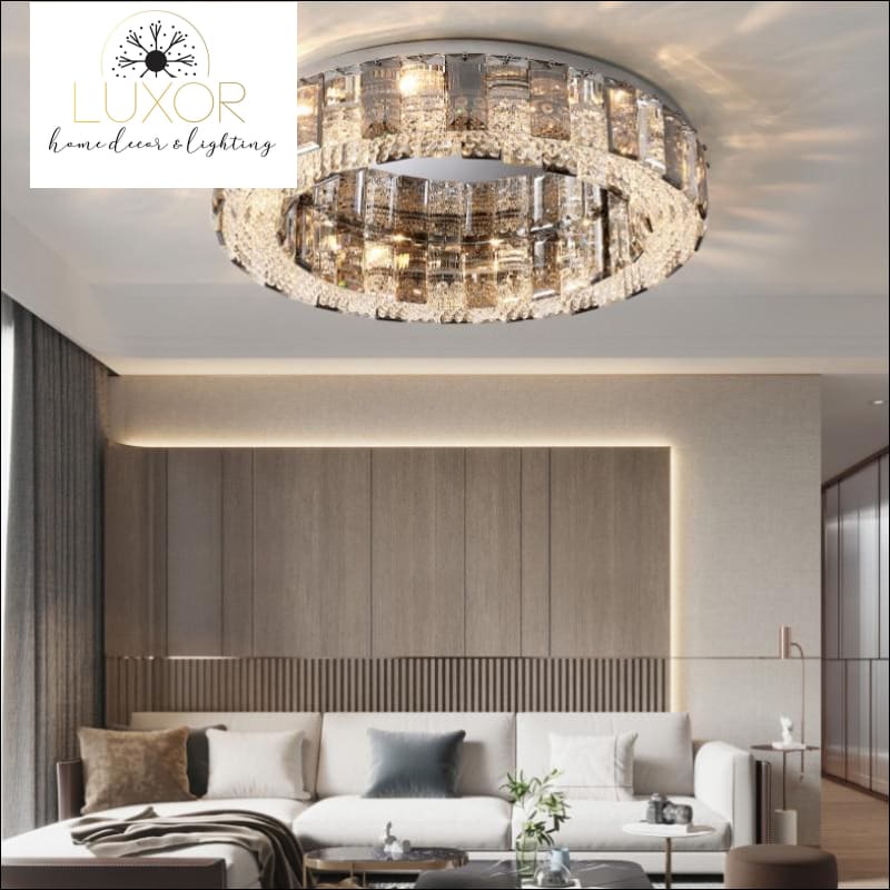 ceiling lighting Gwen Luxury Crystal Ceiling Light - Luxor Home Decor & Lighting
