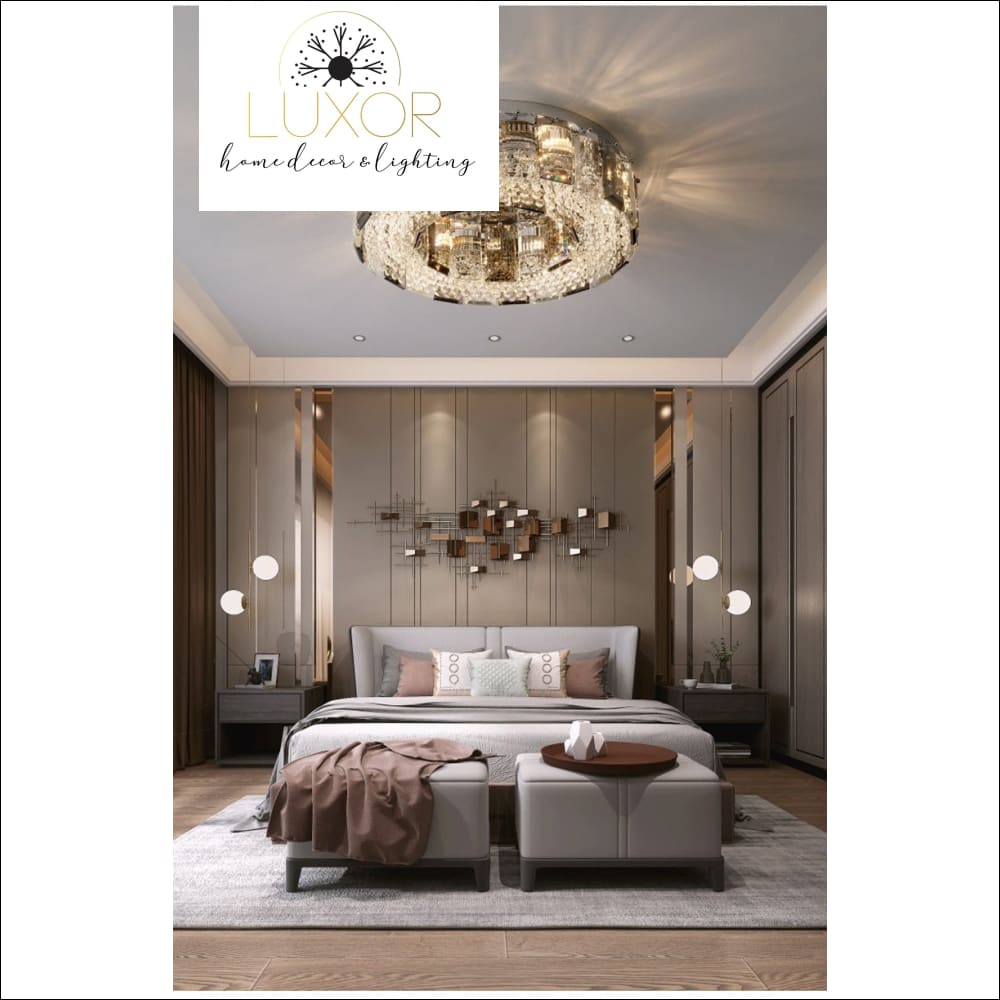 ceiling lighting Gwen Luxury Crystal Ceiling Light - Luxor Home Decor & Lighting
