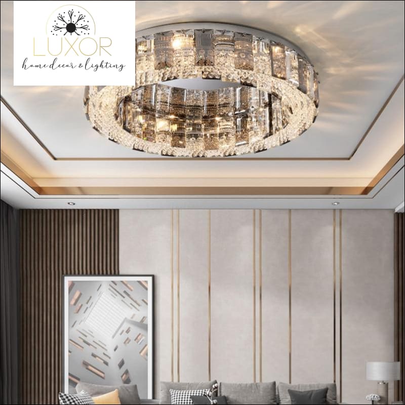 ceiling lighting Gwen Luxury Crystal Ceiling Light - Luxor Home Decor & Lighting