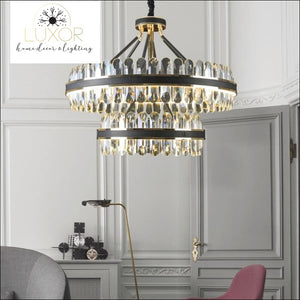 chandelier Halize Lucrative Crystal Chandelier - Luxor Home Decor & Lighting