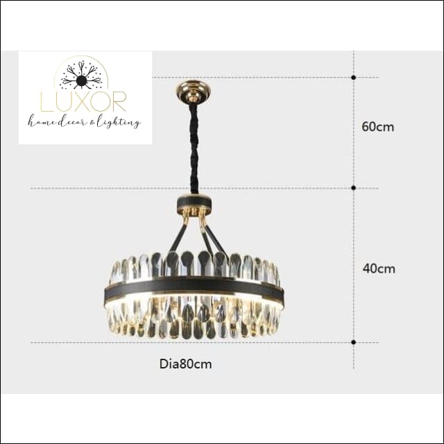 chandelier Halize Lucrative Crystal Chandelier - Luxor Home Decor & Lighting