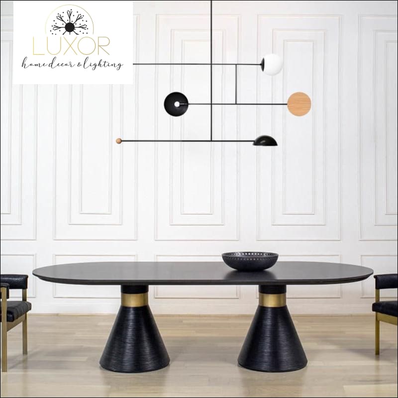 chandeliers Halo Post Modern Chandelier - Luxor Home Decor & Lighting