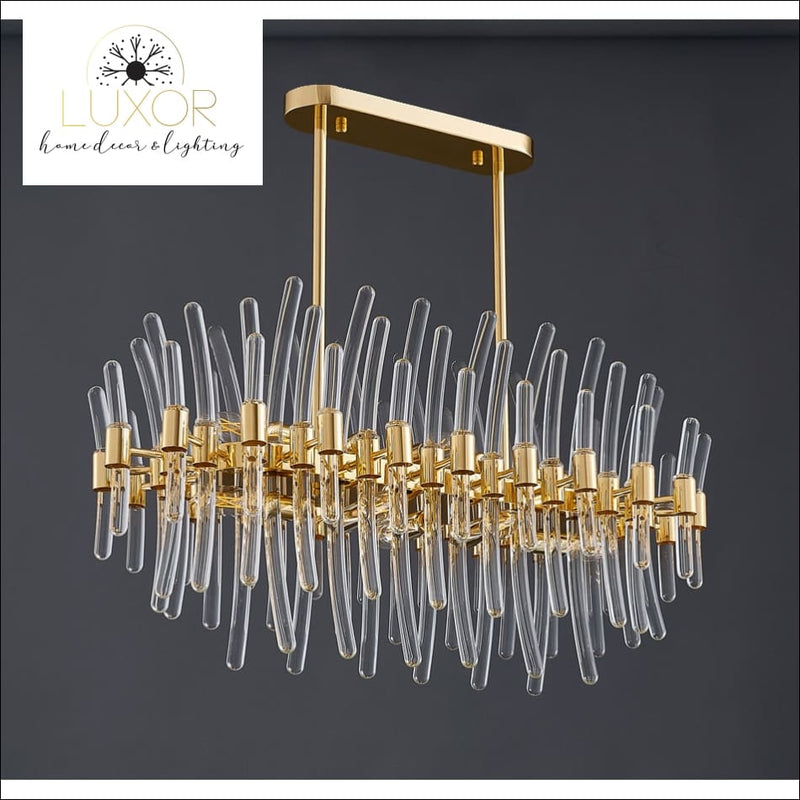 Hamilton Luxe Rectangular Chandelier - chandeliers