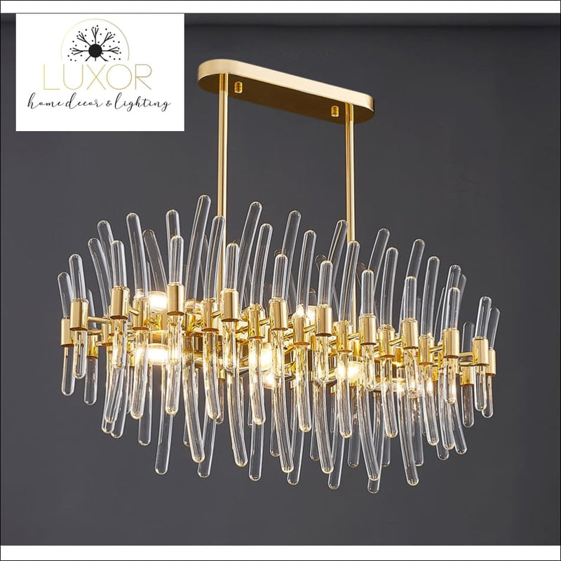 Hamilton Luxe Rectangular Chandelier - chandeliers