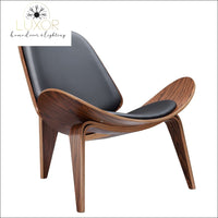 furniture Hansley Rosewood Shell Chair - Luxor Home Decor & Lighting