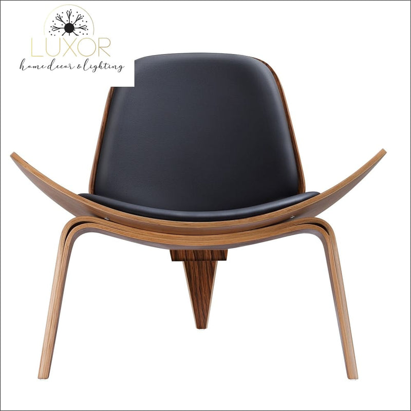 furniture Hansley Rosewood Shell Chair - Luxor Home Decor & Lighting