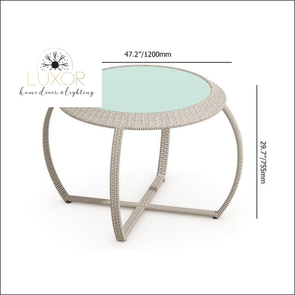Hardon 5 Piece Rattan Outdoor Dining Set - Outdoor Seating