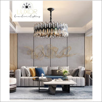 Harmon Crystal Chandelier - chandeliers