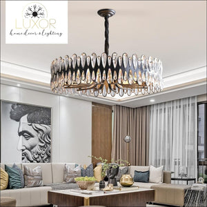 Harmon Crystal Chandelier - chandeliers