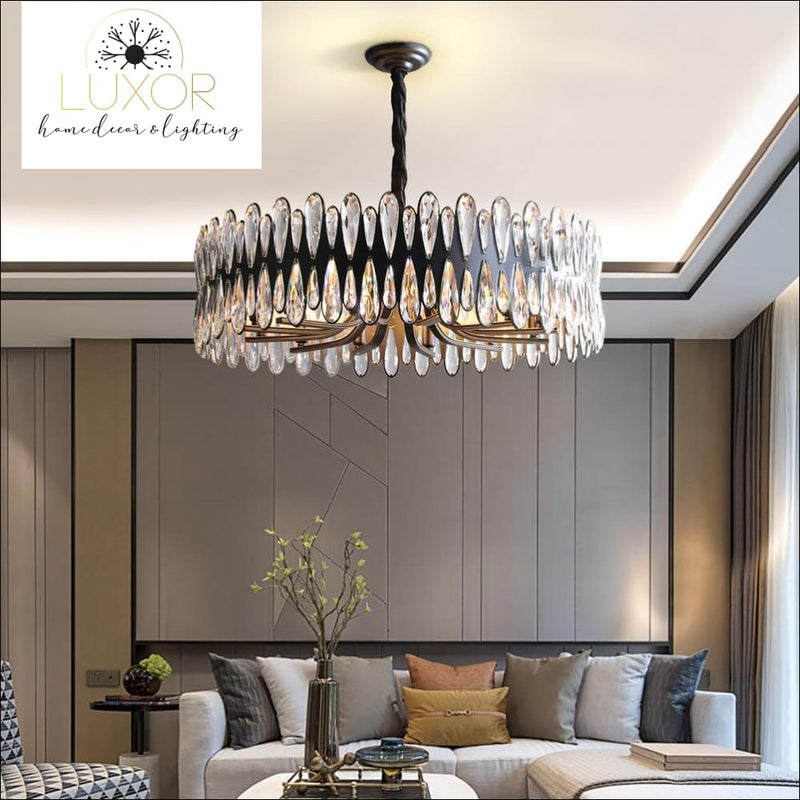 Harmon Crystal Chandelier - chandeliers