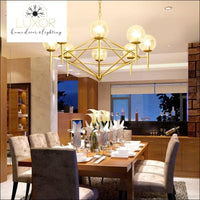 chandeliers Hawking Gold Chandelier - Luxor Home Decor & Lighting