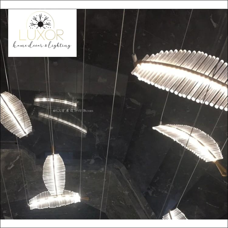 pendant lighting Heavenly Feather Pendant - Luxor Home Decor & Lighting