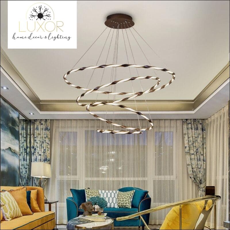 chandelier Hernan Spiral Chandelier - Luxor Home Decor & Lighting