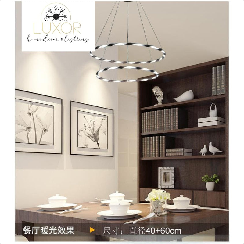 chandelier Hernan Spiral Chandelier - Luxor Home Decor & Lighting