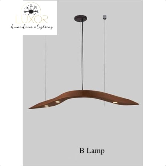 pendant lighting Hobson Wood Pendant Light - Luxor Home Decor & Lighting