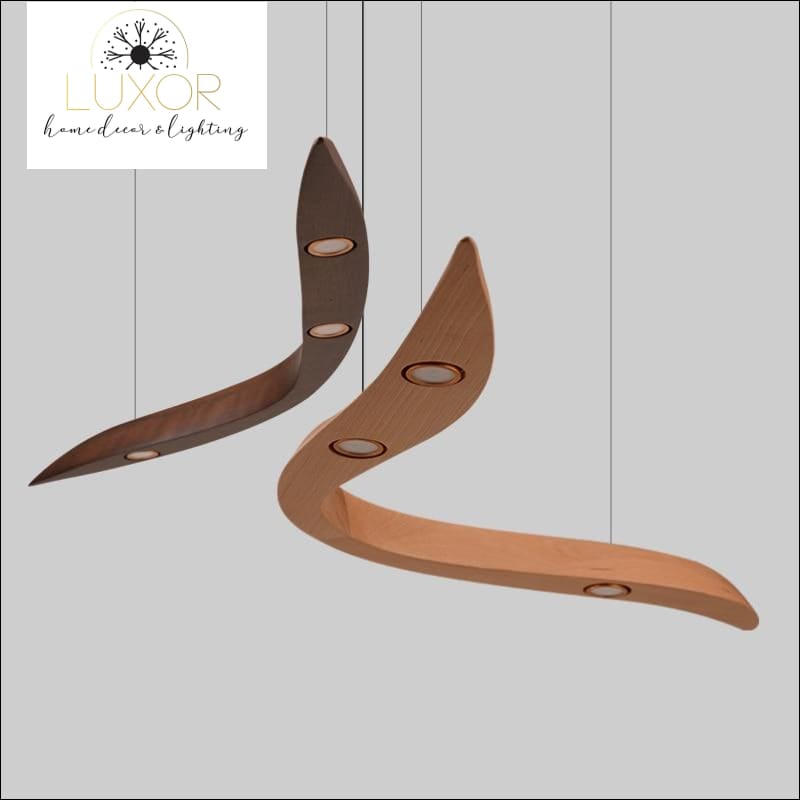 pendant lighting Hobson Wood Pendant Light - Luxor Home Decor & Lighting