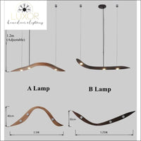 pendant lighting Hobson Wood Pendant Light - Luxor Home Decor & Lighting