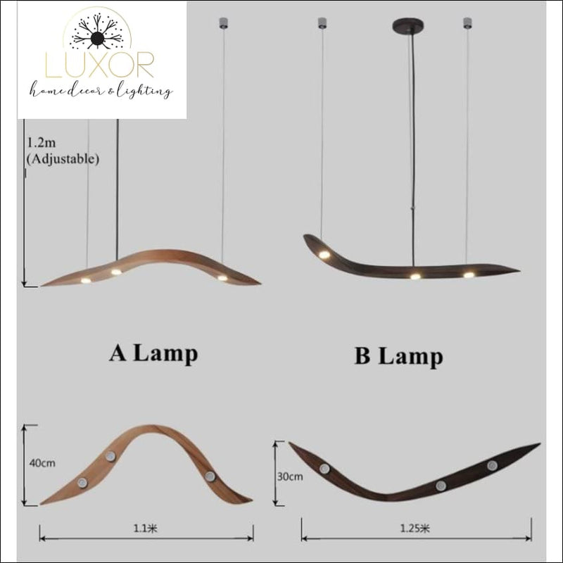 pendant lighting Hobson Wood Pendant Light - Luxor Home Decor & Lighting