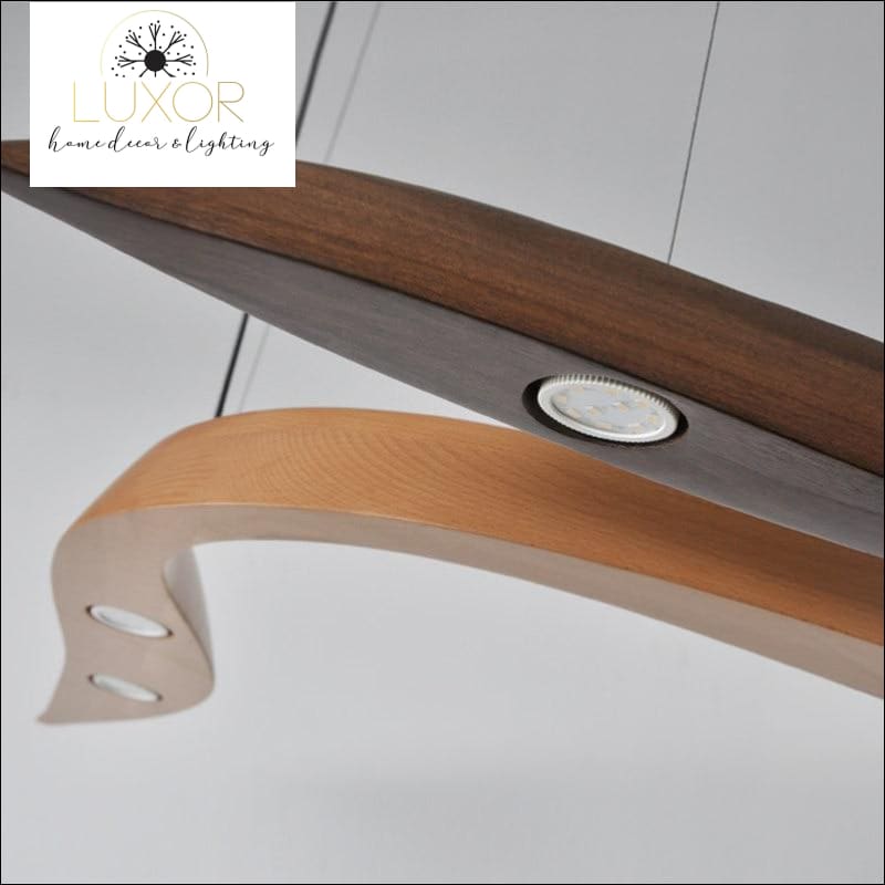 pendant lighting Hobson Wood Pendant Light - Luxor Home Decor & Lighting