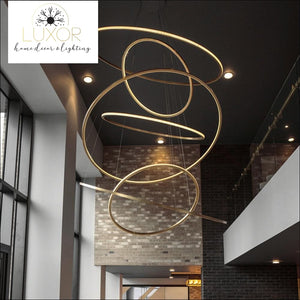 chandeliers Hoopla LED Modern Chandelier - Luxor Home Decor & Lighting