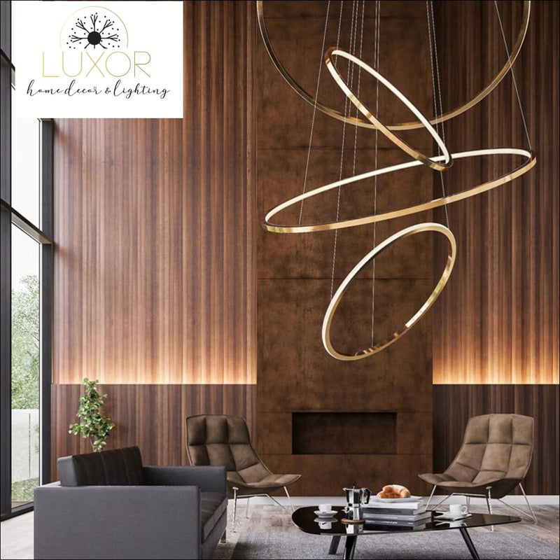 chandeliers Hoopla LED Modern Chandelier - Luxor Home Decor & Lighting