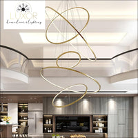 chandeliers Hoopla LED Modern Chandelier - Luxor Home Decor & Lighting