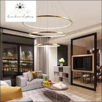 chandeliers Hoopla LED Modern Chandelier - Luxor Home Decor & Lighting