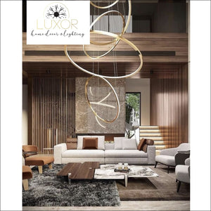 chandeliers Hoopla LED Modern Chandelier - Luxor Home Decor & Lighting