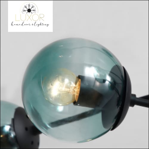 chandeliers Hope Blue Bubble Glass Chandelier - Luxor Home Decor & Lighting