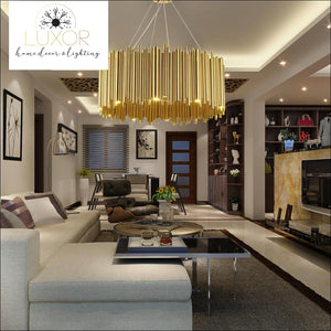 pendant lighting Hunter Modern Luxury Gold Pendant Light - Luxor Home Decor & Lighting