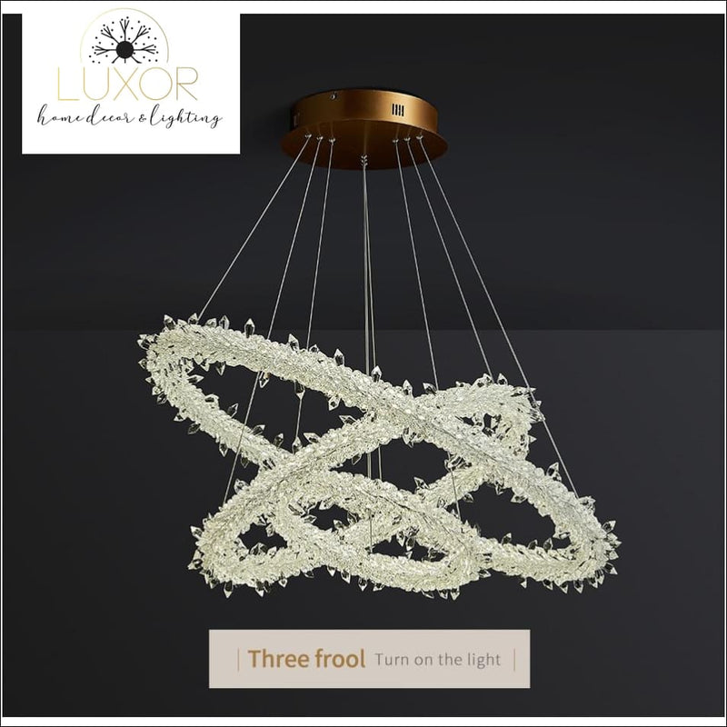 chandeliers Ice Lustre Crystal Chandelier - Luxor Home Decor & Lighting