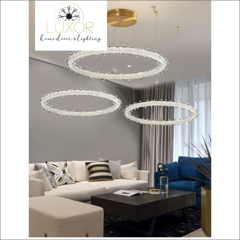 chandeliers Ice Lustre Crystal Chandelier - Luxor Home Decor & Lighting