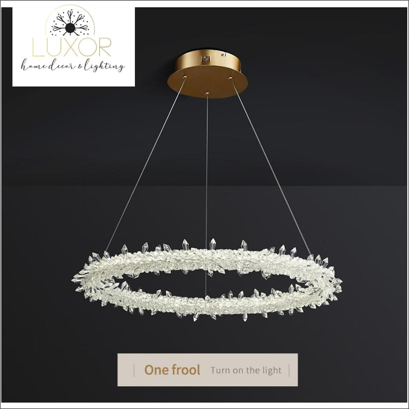 chandeliers Ice Lustre Crystal Chandelier - Luxor Home Decor & Lighting