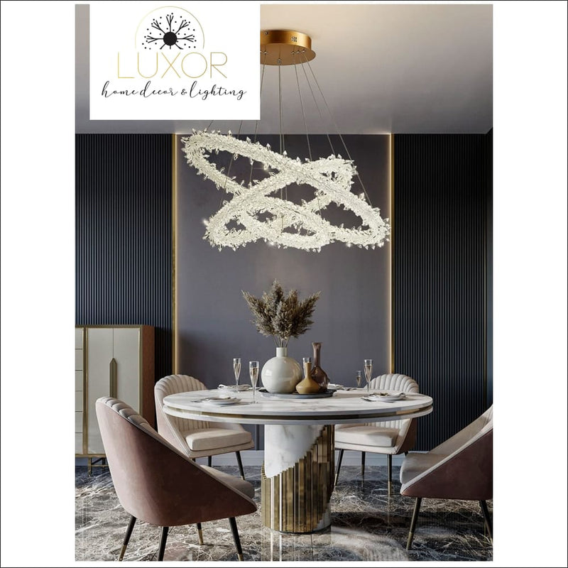 chandeliers Ice Lustre Crystal Chandelier - Luxor Home Decor & Lighting