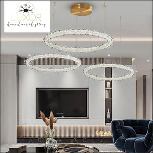 chandeliers Ice Lustre Crystal Chandelier - Luxor Home Decor & Lighting