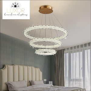 chandeliers Ice Lustre Crystal Chandelier - Luxor Home Decor & Lighting