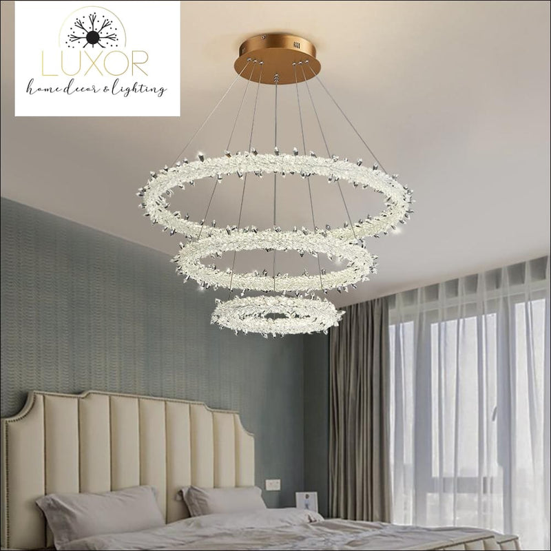 chandeliers Ice Lustre Crystal Chandelier - Luxor Home Decor & Lighting