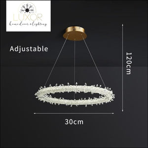 chandeliers Ice Lustre Crystal Chandelier - Luxor Home Decor & Lighting