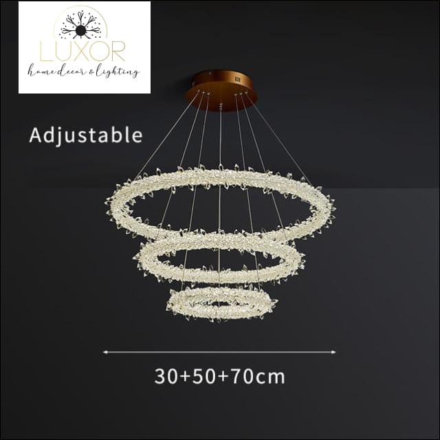 chandeliers Ice Lustre Crystal Chandelier - Luxor Home Decor & Lighting