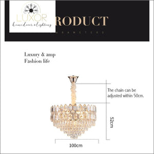 chandeliers Imperial Crystal Chandelier - Luxor Home Decor & Lighting