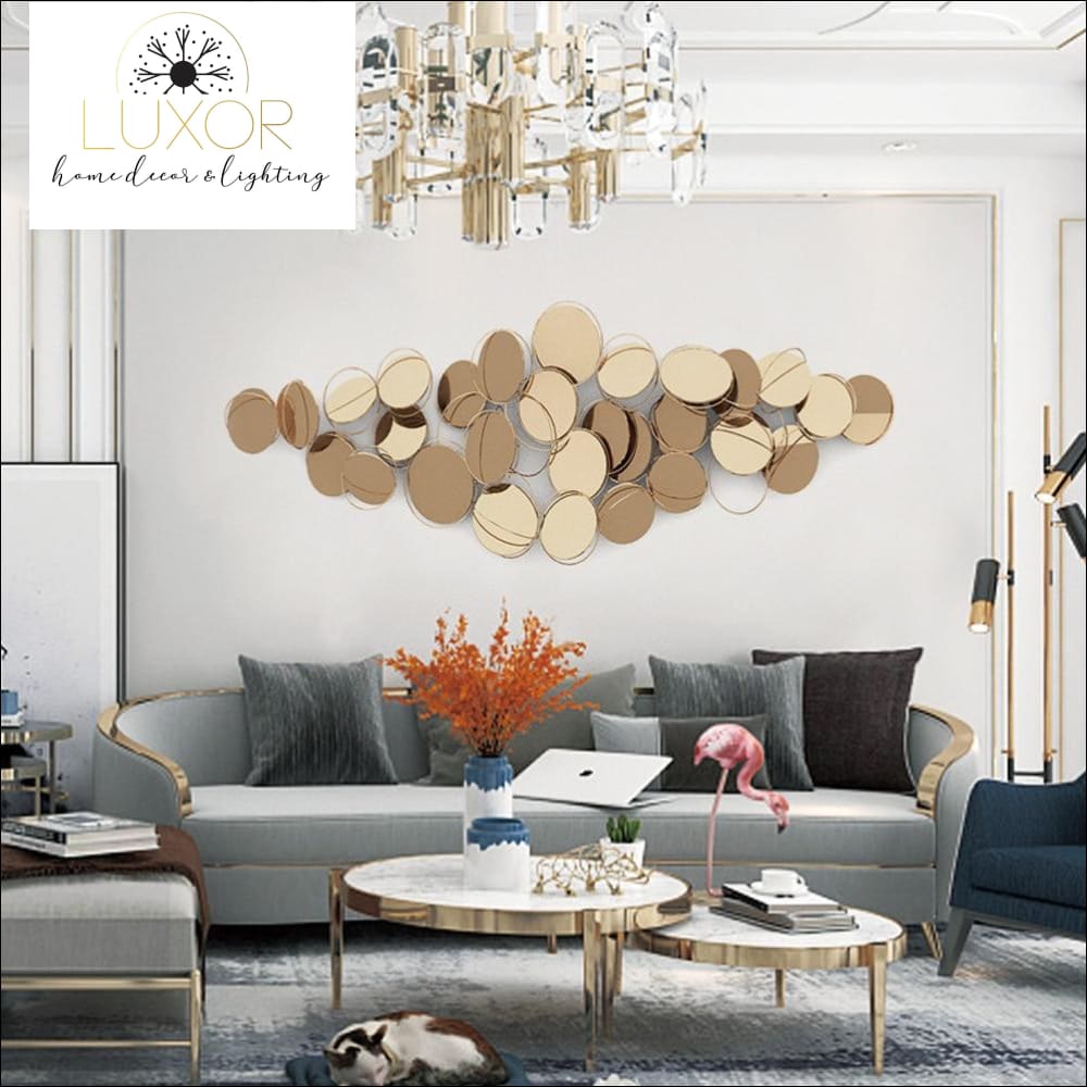 wall decor Infinite Grande Gold Wall Decor - Luxor Home Decor & Lighting