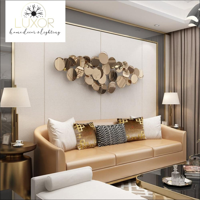 wall decor Infinite Grande Gold Wall Decor - Luxor Home Decor & Lighting