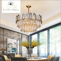 chandeliers Jalini Crystal Chandelier - Luxor Home Decor & Lighting