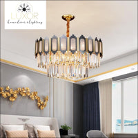 chandeliers Jalini Crystal Chandelier - Luxor Home Decor & Lighting