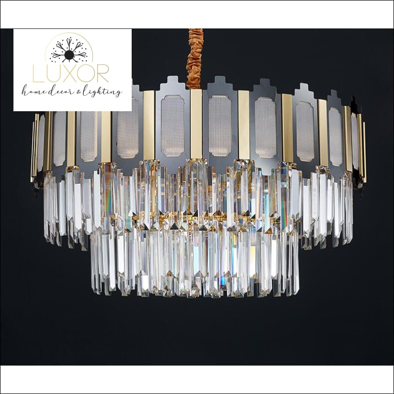 chandeliers Jalini Crystal Chandelier - Luxor Home Decor & Lighting