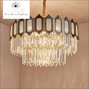 chandeliers Jalini Crystal Chandelier - Luxor Home Decor & Lighting