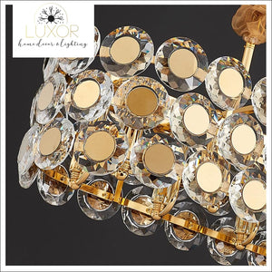 chandeliers Jameston Gold Luxury Crystal Chandelier - Luxor Home Decor & Lighting