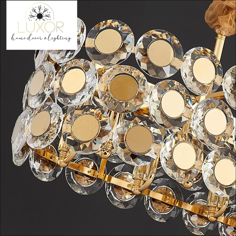 chandeliers Jameston Gold Luxury Crystal Chandelier - Luxor Home Decor & Lighting