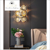 wall lighting Jameston Gold Luxury Crystal Sconce - Luxor Home Decor & Lighting