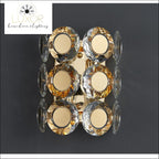 wall lighting Jameston Gold Luxury Crystal Sconce - Luxor Home Decor & Lighting